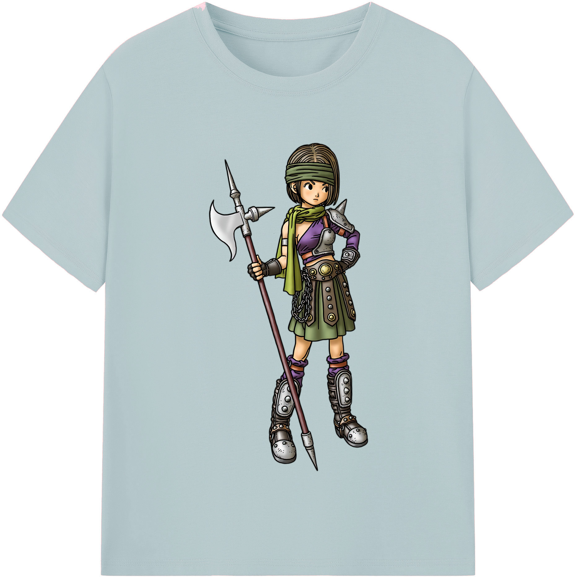 （画像用） ドラゴンクエスト Doragon Kuesuto Dragon Quest 綿100％半袖Tシャツ（フロントプリント）